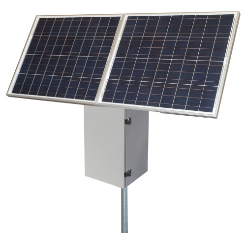 Tycon Systems 40W 170W Solar, 24V 200Ah Battery, 24V PoE PWM Controller Remote Power Solar System