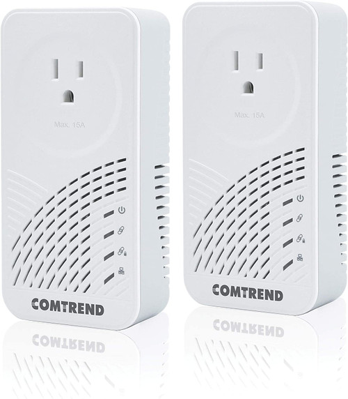 Comtrend PG-9182PT-KIT 2000Mbps G.hn Powerline Ethernet Adapter with Pass-Through Outlet