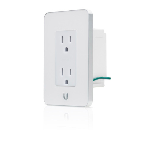 Ubiquiti mFi-MPW-W In-Wall Manageable Outlet for mFi Management System (White) (mFi-MPW-W)