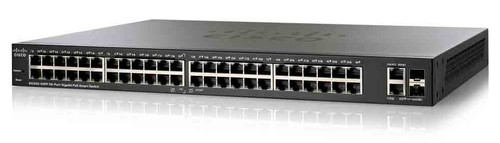 Cisco SG200-50FP-NA 48-Port Gigabit PoE Smart Switch + 2 x combo Gigabit SFP