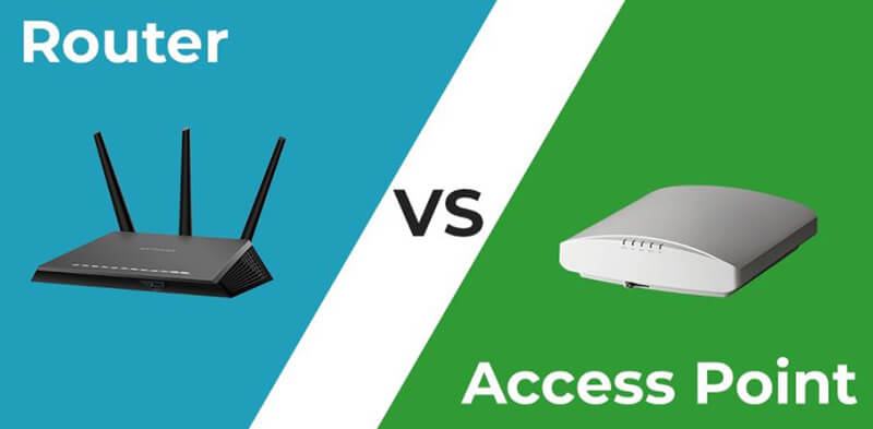 Wireless Access Point vs Wi-Fi Router 