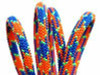 Ramborista 11.2mm 24 Strand Climbing Line - 200 FT - Spliced eye - Orange, Blue, and Flourescent Green