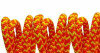 Safetylite 12.7mm 16 Strand Climbing Line - 600 FT - No eye - Neon Orange and Neon Yellow