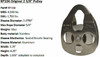 ARB-RP104: CMI 2 S.S. ALUM BEARING PULLEY