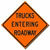 ARB-RUM48-200-TRUCKS ENT: Dicke Tool SIGN ONLY TRUCKS ENTER HWY