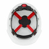MIL-48-73-1100: Milwaukee BOLT Front Brim Vented Hard Hat w/4pt Ratcheting Suspension (USA) - Type 1, Class C- color White
