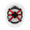 MIL-48-73-1229C: Milwaukee BOLT Full Brim Hard Hat w/6pt Ratcheting Suspension (USA) - Type 1, Class E- color Red