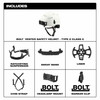 MIL-48-73-1308: Milwaukee BOLT Safety Helmet (USA) - Type 2, Class E- color Red