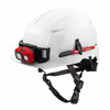 MIL-48-73-1321C: Milwaukee BOLT Front Brim Safety Helmet (USA) - Type 2, Class E- color White