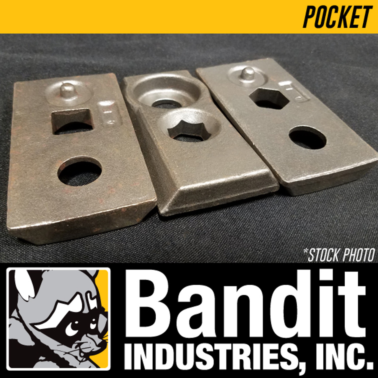 900-9912-78: Weld-In Hex Pocket 862