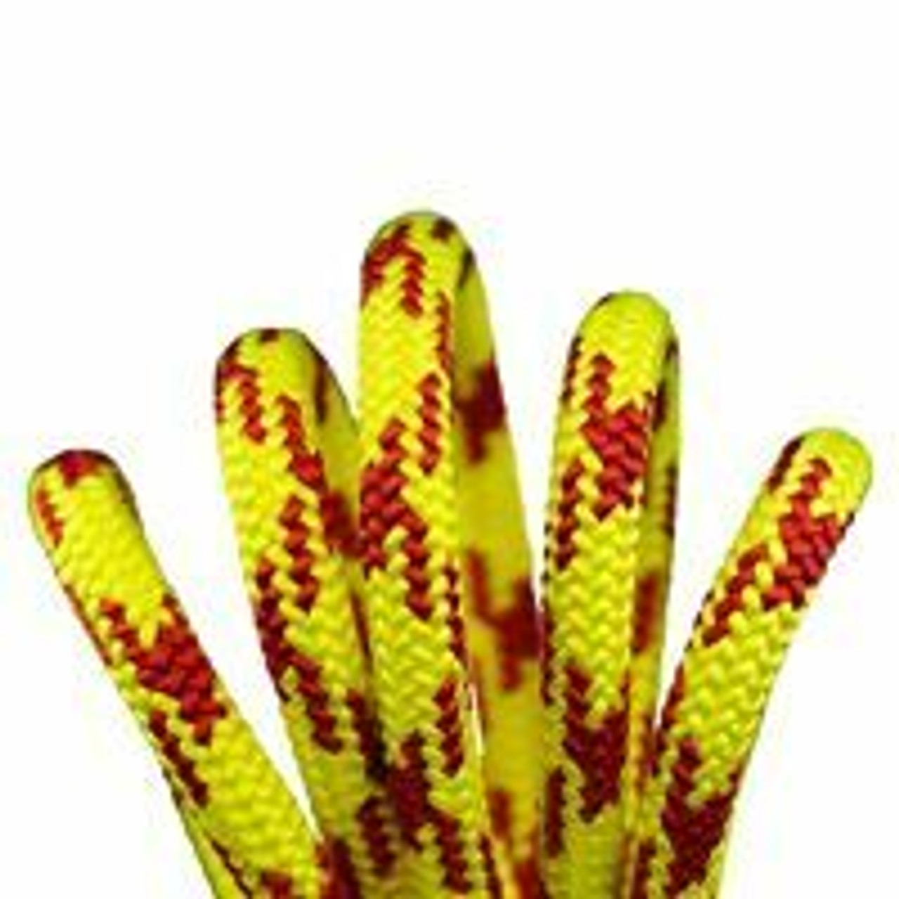 Rocket Line 11.2mm 24 Strand Climbing Line - 120 FT - Spliced eye - Red and Yellow