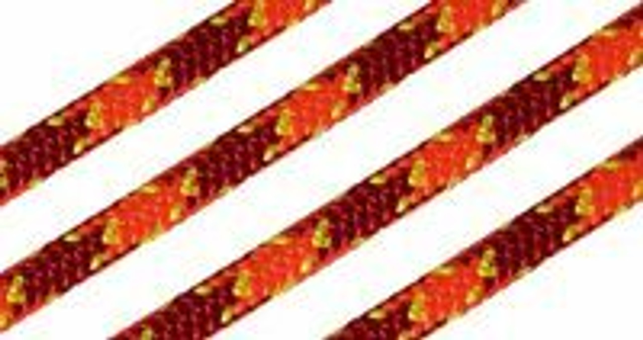 Cherry Bomb 11.2mm 24 Strand Climbing Line - 120 FT - No eye - Red and Orange Cherry Bomb 11.2mm 24 Strand Climbing Line - 120 FT - No eye - Red and Orange