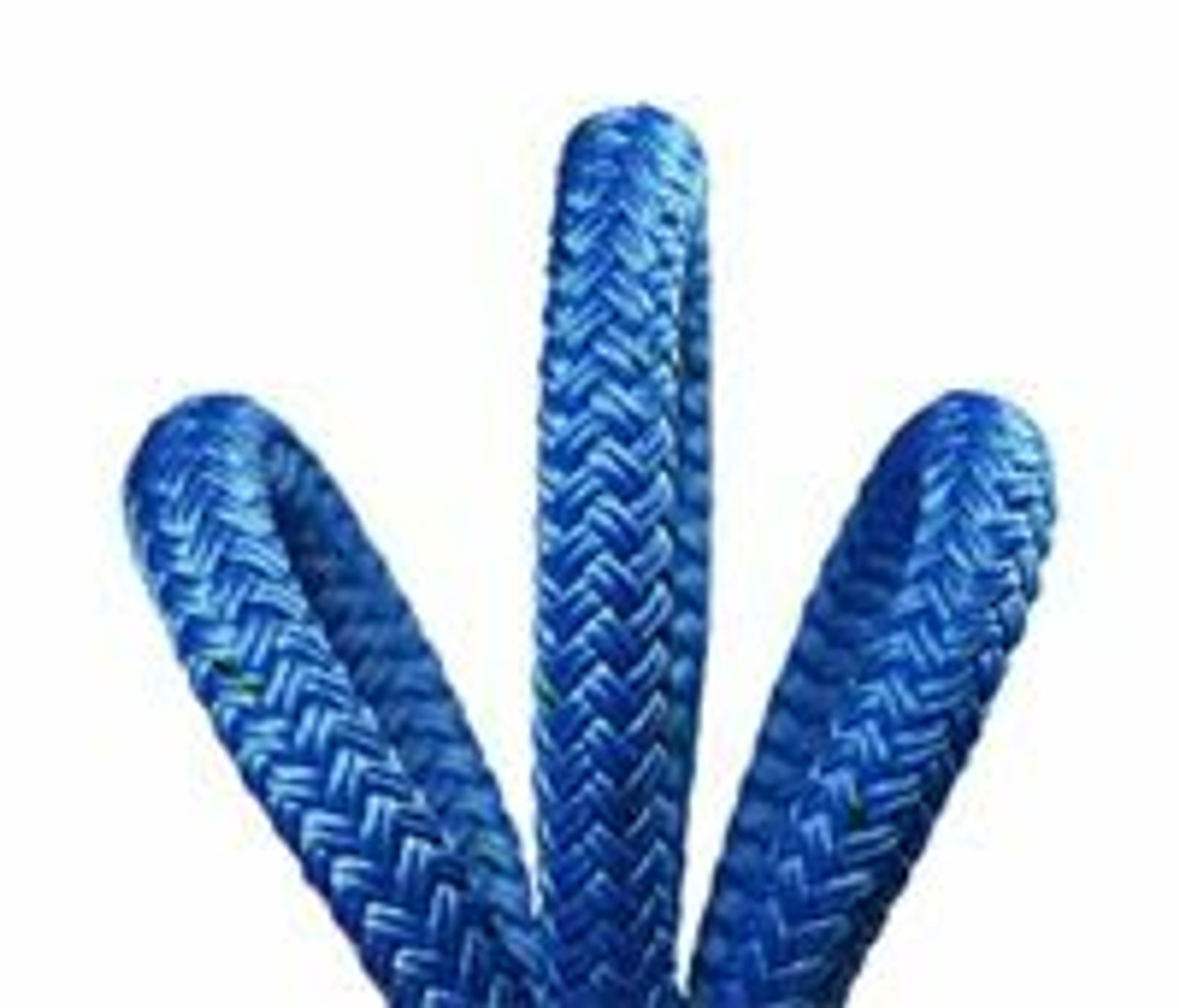 Husky .5 Bull Rope Half Inch 1/2 - 200 FT - Spliced eye - Blue