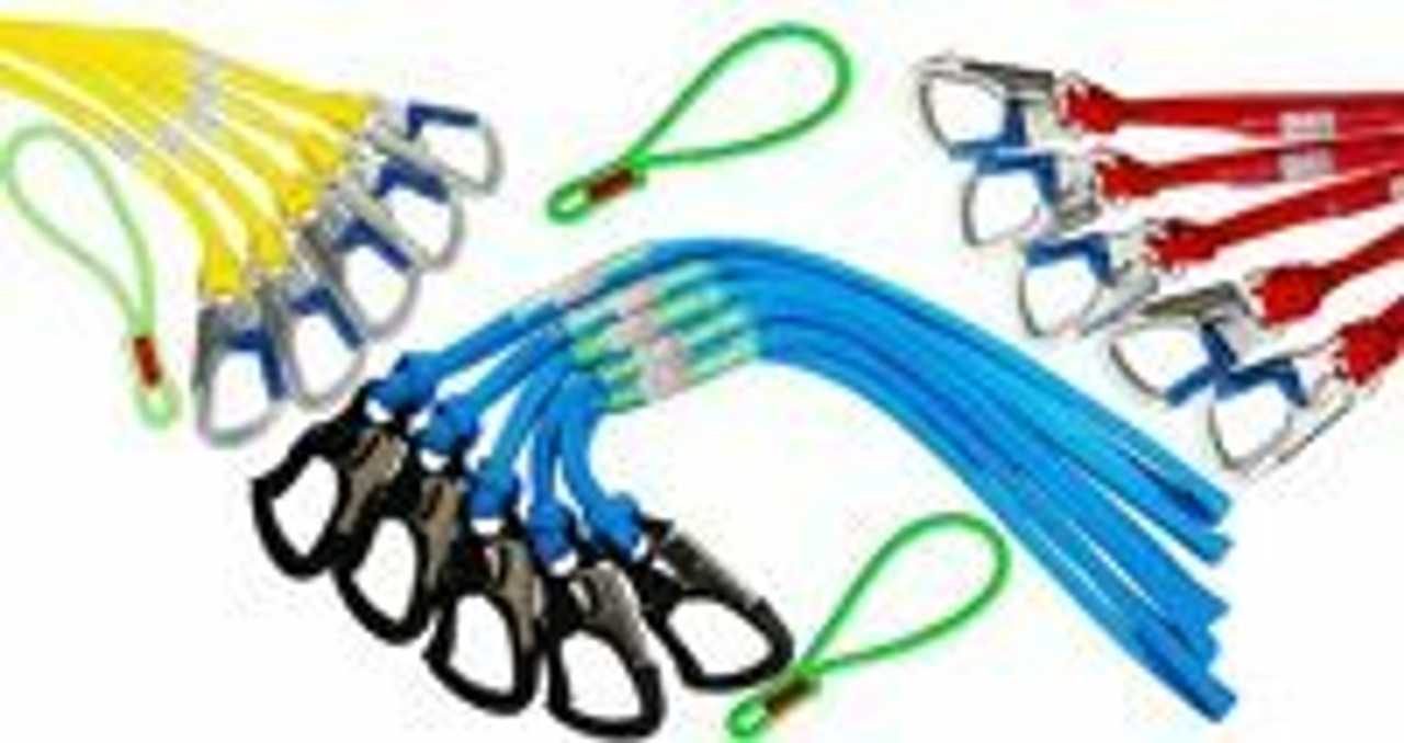 HMPE Speed Line Kits Combo - 1/2" x 40" and 1/2in x 26in - Red & Blue