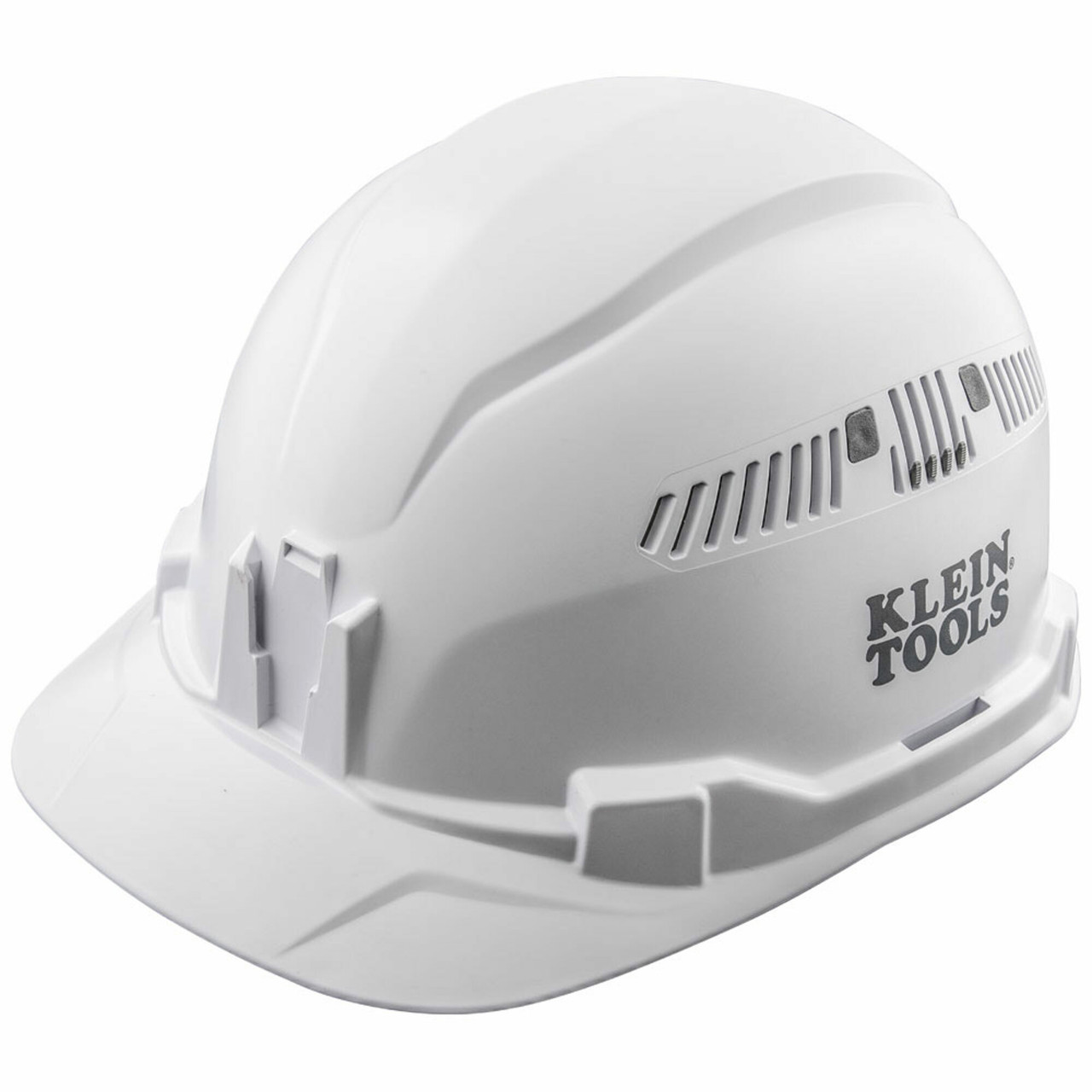 ARB-60105: Klein Klein White Non-Vented Cap Style Hard Hat