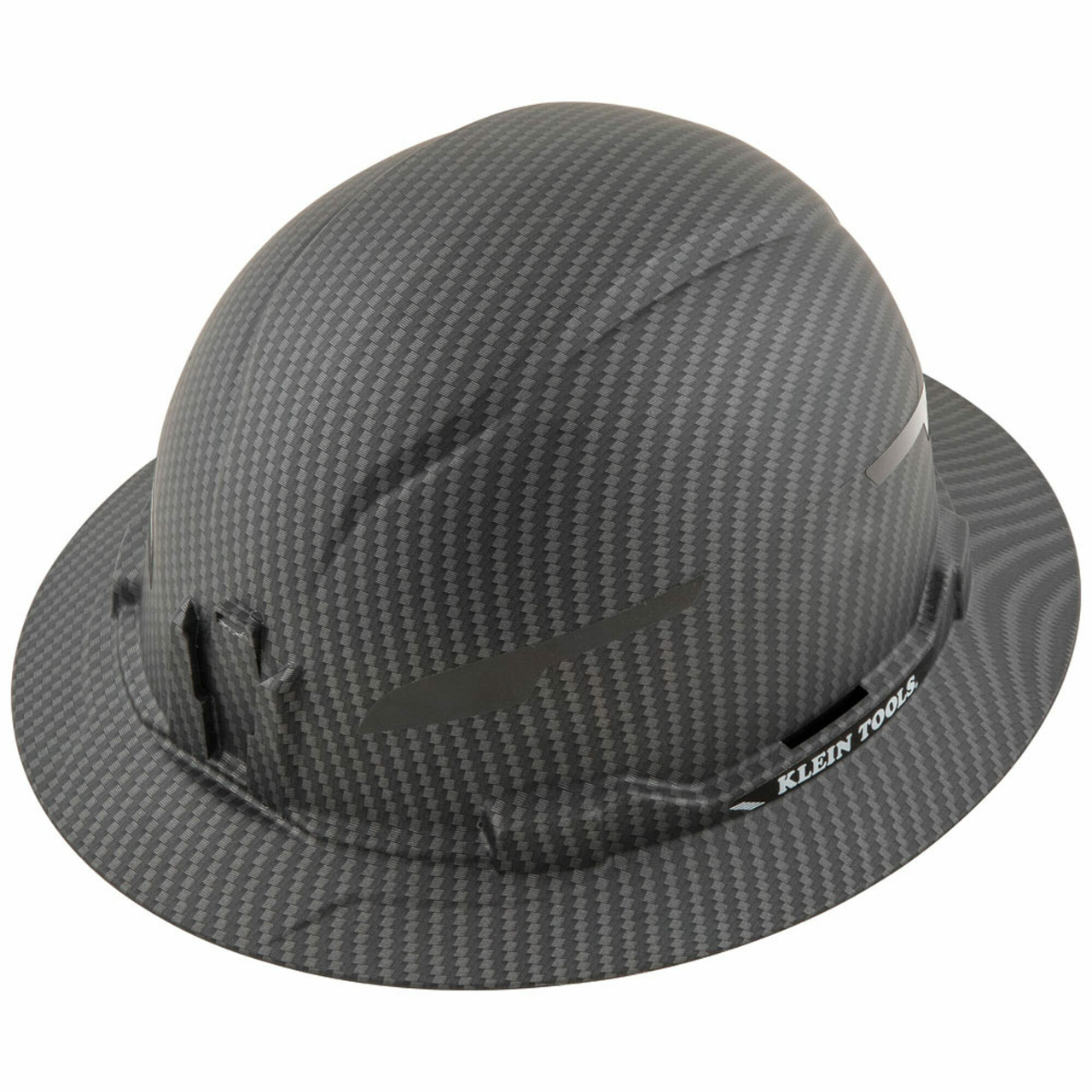 ARB-60345: Klein Klein Premium Karbon Pattern Non-Vented Class E Full Brim Style Hard Hat
