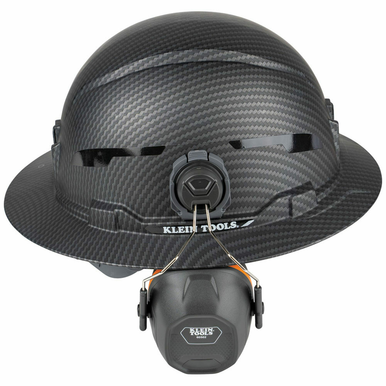 ARB-60502: Klein EAR MUFFS FULL-BRIM HARD HAT