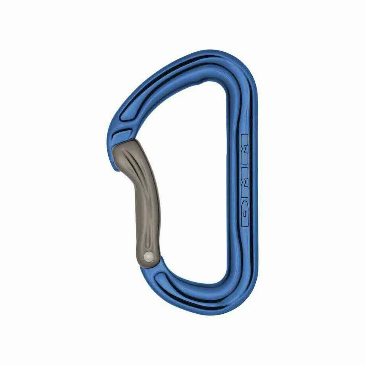 ARB-A306BL: DMM SHADOW BENT GATE BLUE/TITANIUM