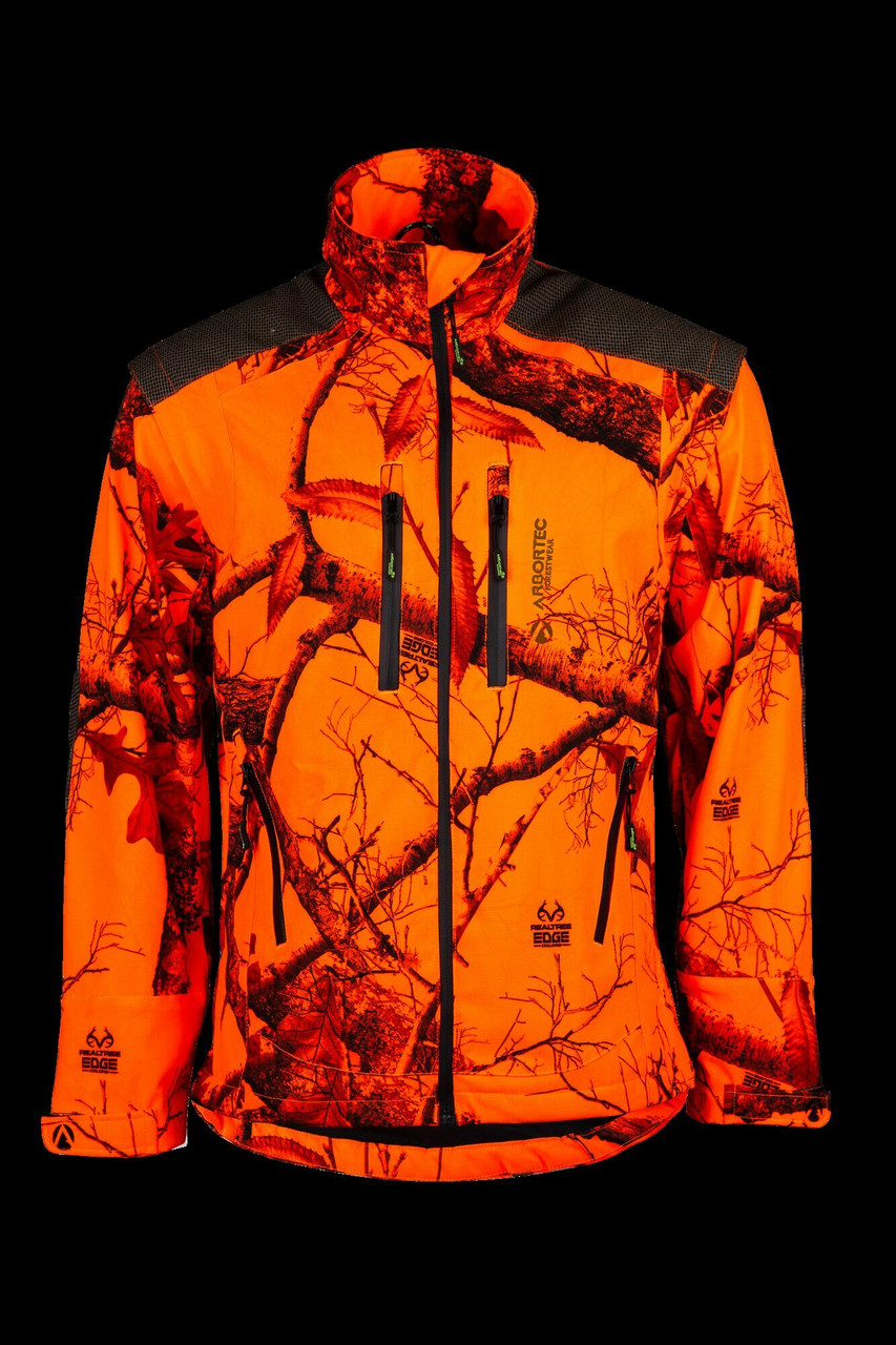 ARB-AB349544: Arbortec JACKET BREATHFLEX REALTREE ORANGE MD (REAL TREE)