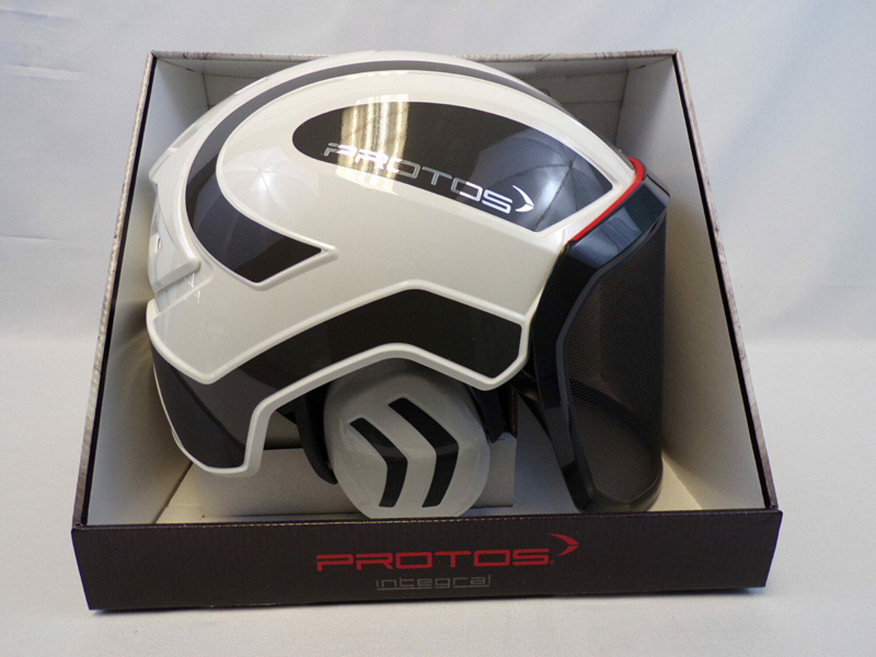 ARB-PROTOS-BNR: Pfanner Pfanner Neon Red and Black Protos Helmet