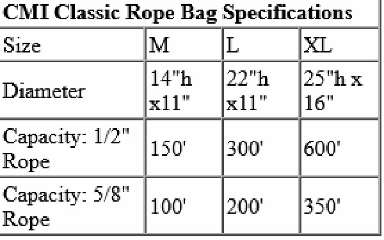 ARB-ROPE014: CMI CLASSIC ROPE BAG LARGE (GREEN)