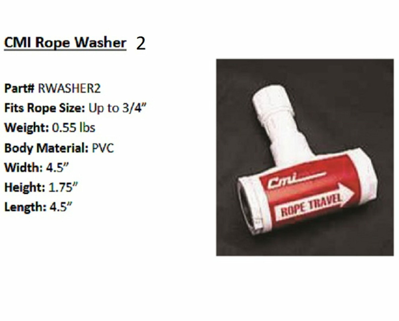 ARB-RWASHER1: CMI ROPE WASHER 1/2