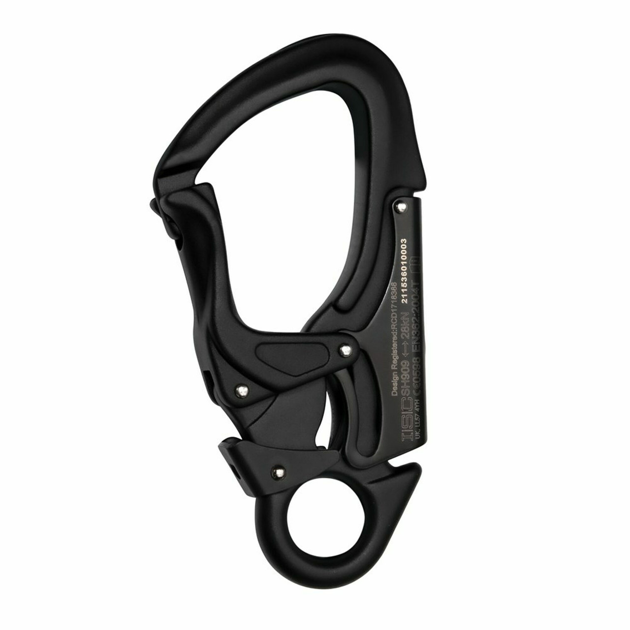ARB-SH909B: ISC SNAPHOOK ALUM TRIPLE ACT BLK