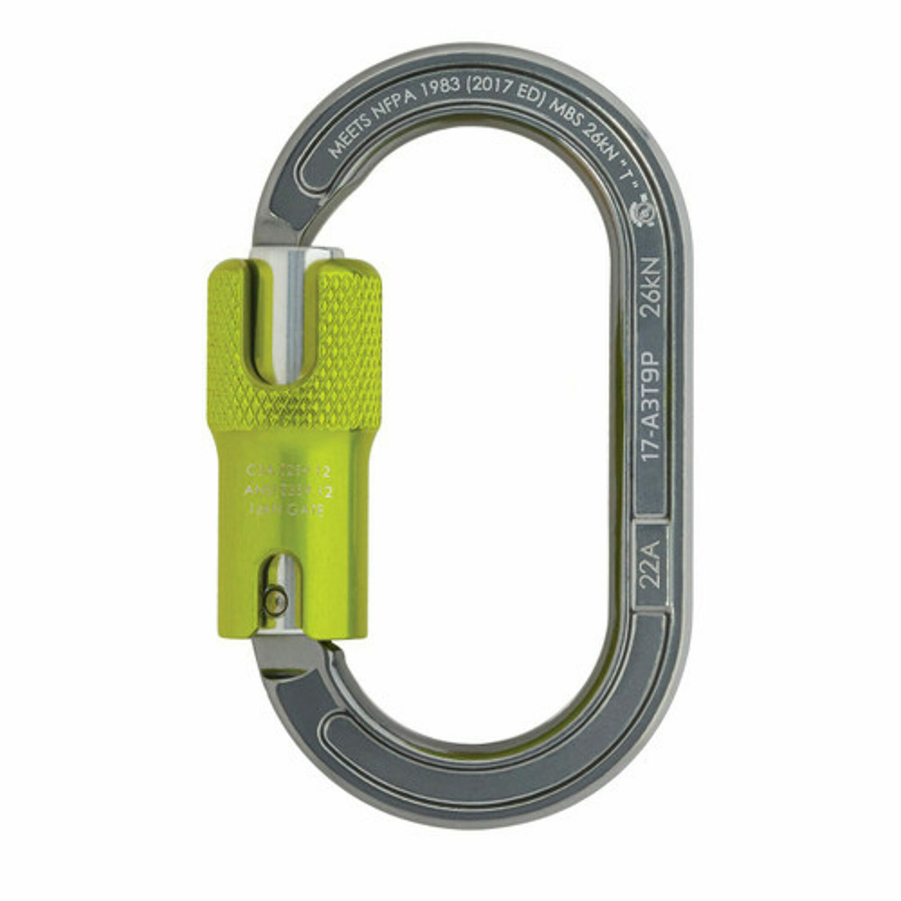 ARB-USR-17-A3T9P: US Rigging CARABINER OVAL TRIPLE I-BEAMER