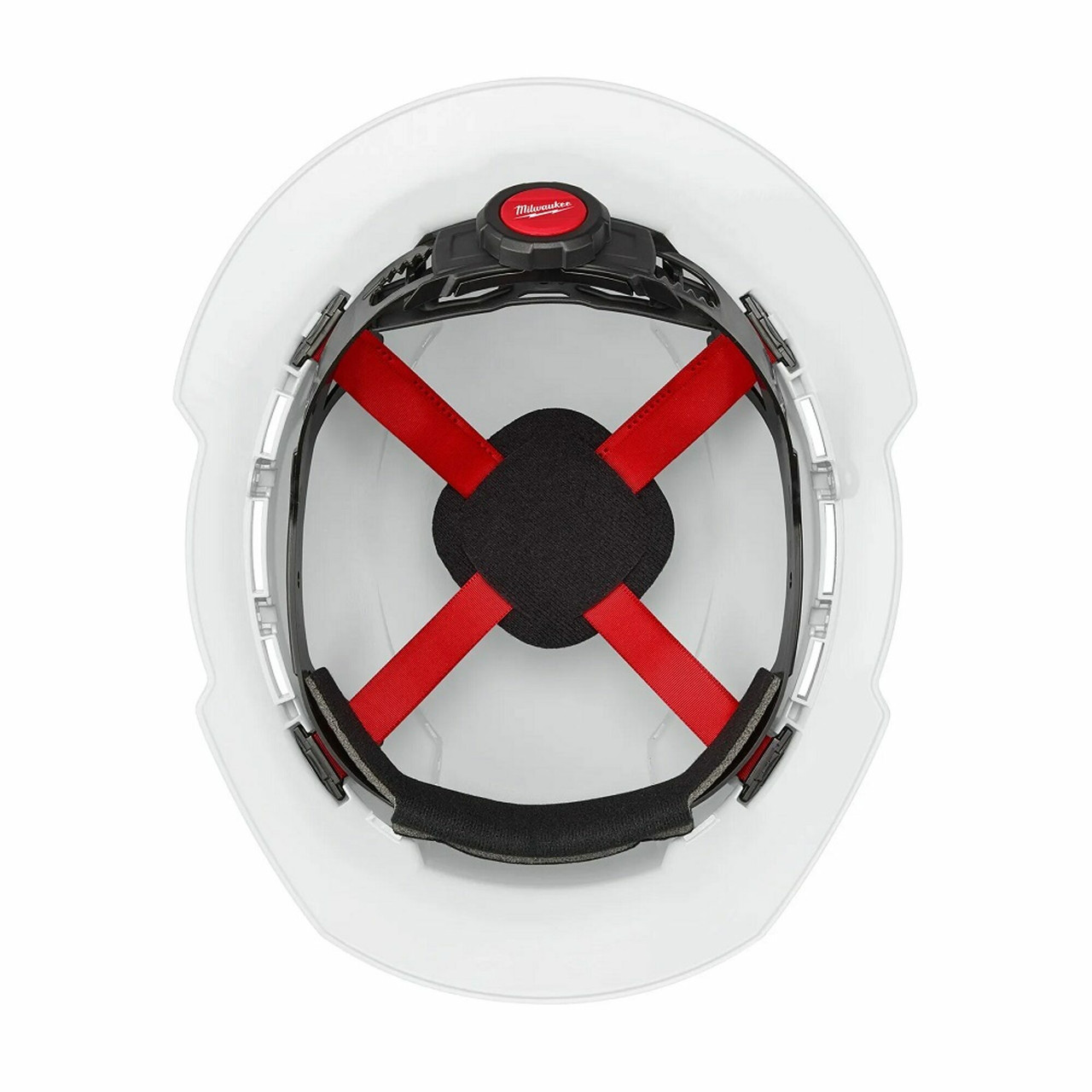 MIL-48-73-1205C: Milwaukee BOLT Full Brim Hard Hat w/4pt Ratcheting Suspension (USA) - Type 1, Class E- color Blue