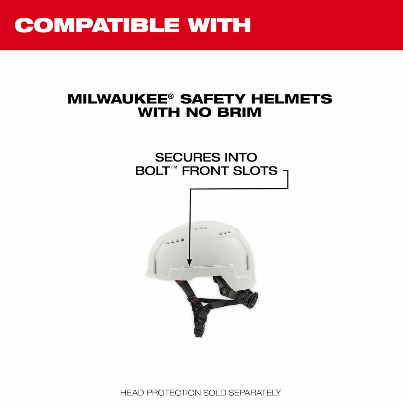 MIL-48-73-1421: Milwaukee BOLT Full Face Shield - Clear