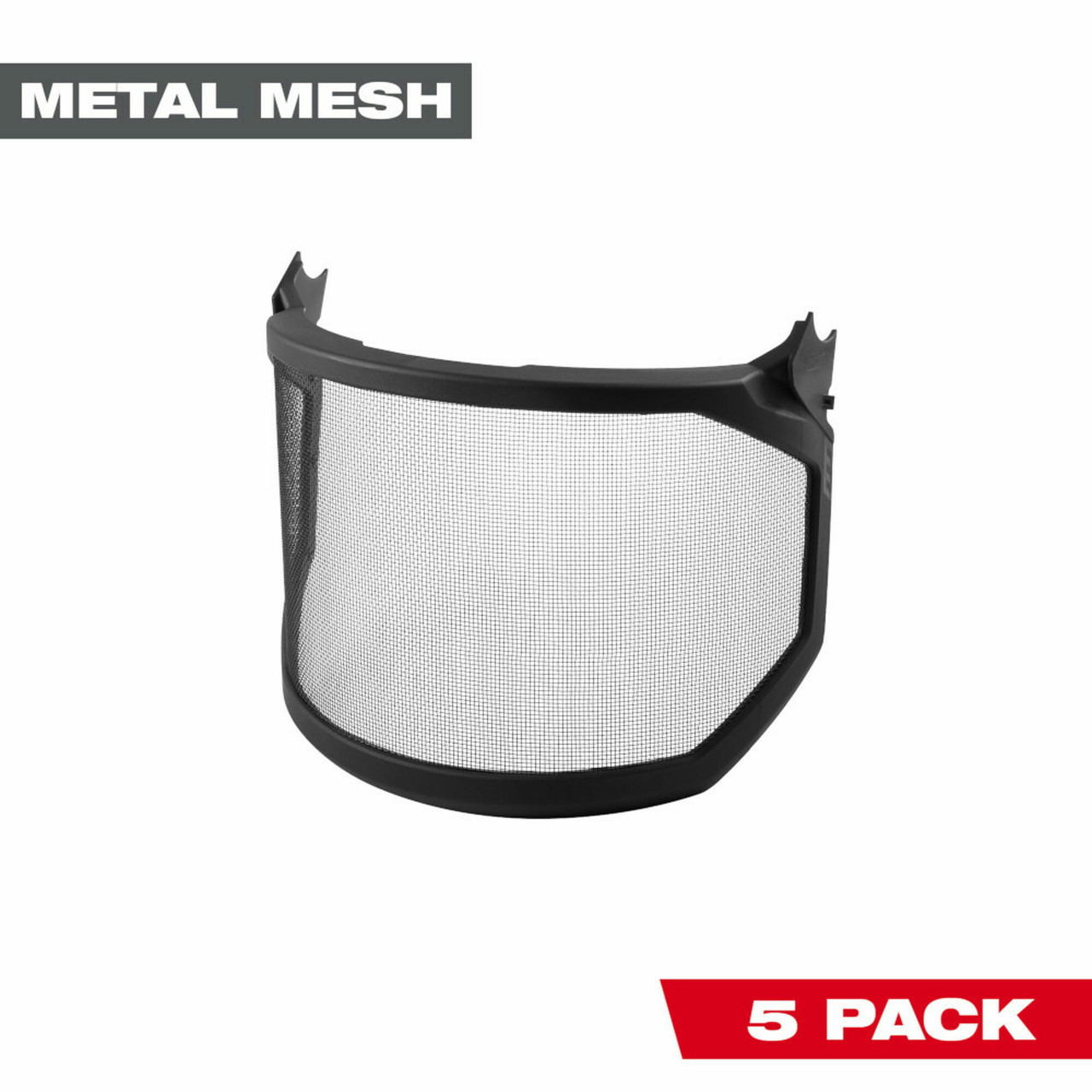 MIL-48-73-1432: Milwaukee 5pk Mesh Shield Replacement (Helmet & Hard Hat Mount)