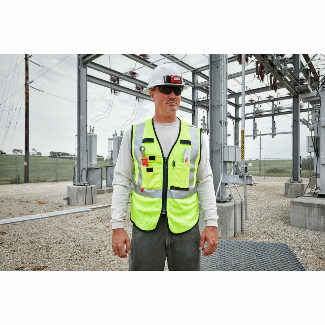 MIL-48-73-5202: Milwaukee AR/FR Cat. 1 Class 2 High Visibility Safety Vest