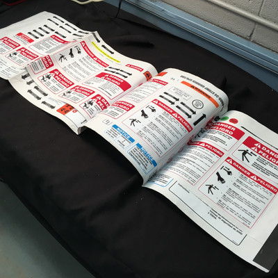 900-8900-34: Decal Kit, Safety - All Stump Grinders -See Notes!