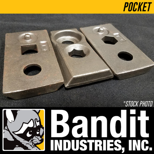 900-9912-78: Weld-In Hex Pocket 862