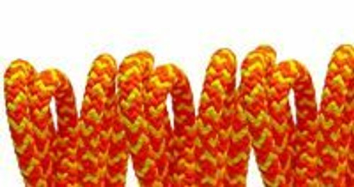 Safetylite 12.7mm 16 Strand Climbing Line - 150 FT - Spliced eye - Neon Orange and Neon Yellow Safetylite 12.7mm 16 Strand Climbing Line - 150 FT - Spliced eye - Neon Orange and Neon Yellow