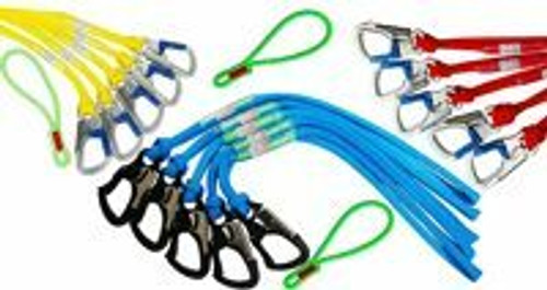 HMPE Speed Line Kits Combo - 1/2" x 40" and 1/2in x 26in - Red & Blue