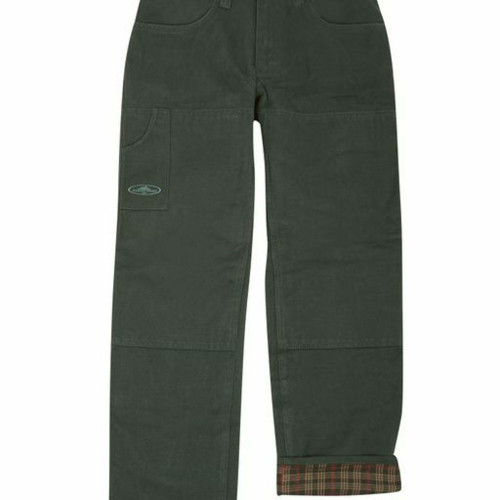 ARB-102224 MOSS: Arborwear PANT ORIG FLANNEL LINED MOSS