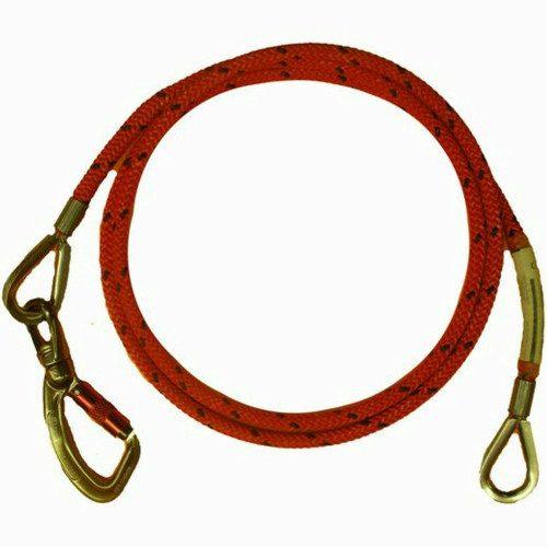 ARB-93532A4010XB: Yale Cordage MAXI-FLIP RED/BLK W/CARBNR 10'