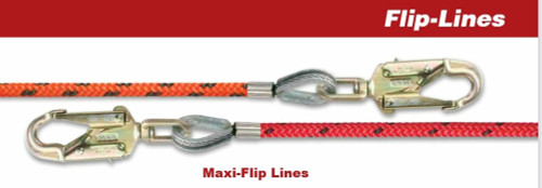 ARB-94332C2015XB: Yale Cordage MAXIFLIP OR/BL W/SNAP 15' 1/2