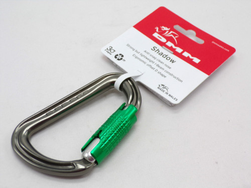 ARB-A307-P3A: DMM SHADOW LOCKSAFE 3/PK LIM/GRY