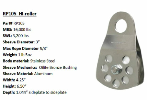 ARB-RP105 16K LB: CMI PULLEY CMI ST W/BUSH 5/8 RP105