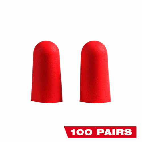 MIL-48-73-3006: Milwaukee 100 Pair Ear Plugs