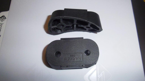 Nacra Barber hauler beam cleat base. (Right)