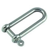 Long Dee Shackle Round Body ss 4mm - Allen
