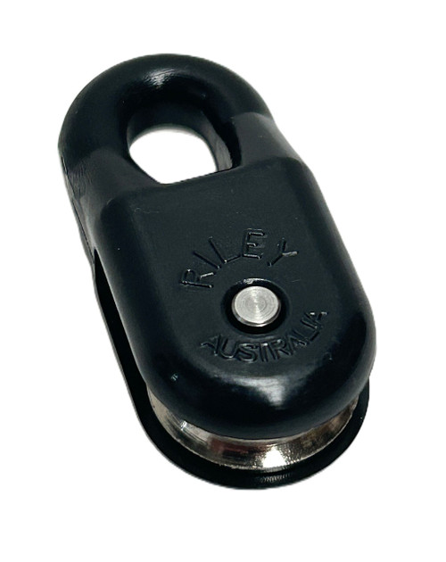 Block 14mm single brass sheave - Riley