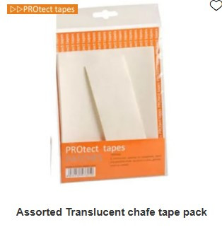 PROtect Tapes Assorted translucent chafe tape pack
