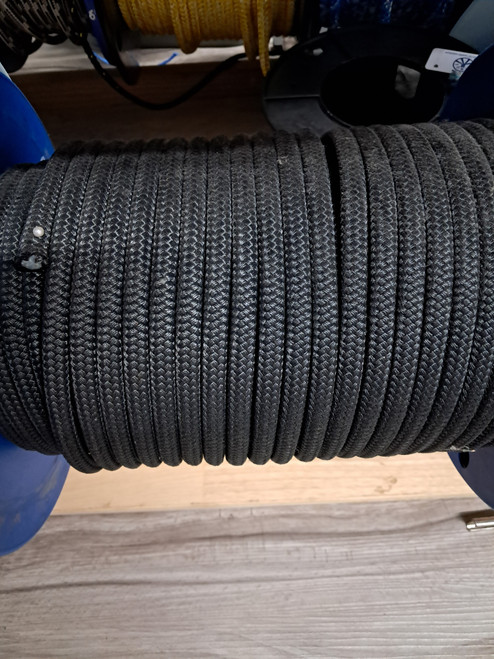Rope 10mm Double Braid - Polyester - Black (per metre)