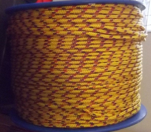 Rope 8mm polyester cover (per metre) 