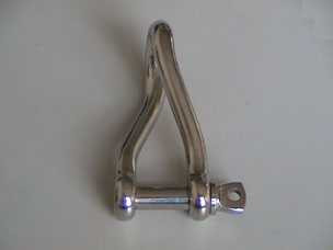 Twist Shackle Round Body S/S 4mm