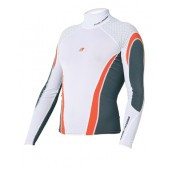 Magic Marine Energy Rash Vest - White LS Mens - XXL